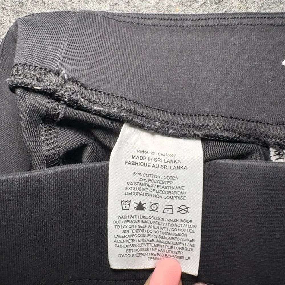 Nike‎ GirlsTwo-Tone Black and White Leggings size Large